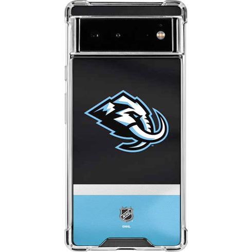 NHL Utah Mammoth Striped Jersey Google Pixel 6 Clear Case